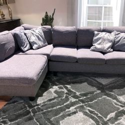 Sectional Couch Sofa ( Delivery Available)