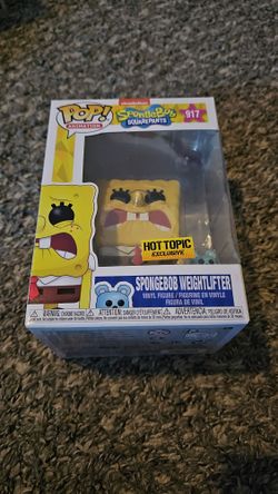 Sponge Bob Weightlifter Funko Pop (Hot Topic Exclusive)