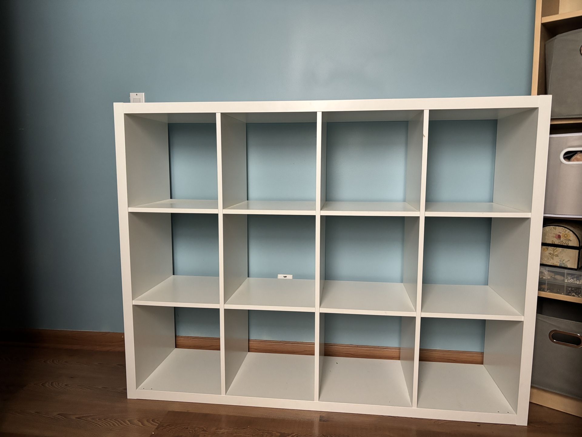 White Shelving Unit