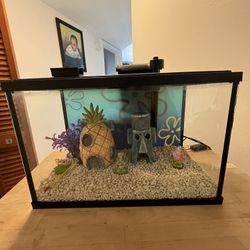 Sponge Bob Themed Fish Tank $80