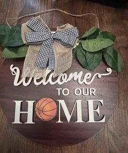 Doggie Welcome Sign. Double Sided 