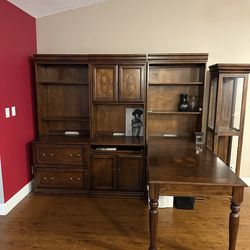 Solid Wood Executive Desk/Office Workstation (Heavy Duty)