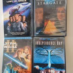 4 SciFi DVD's