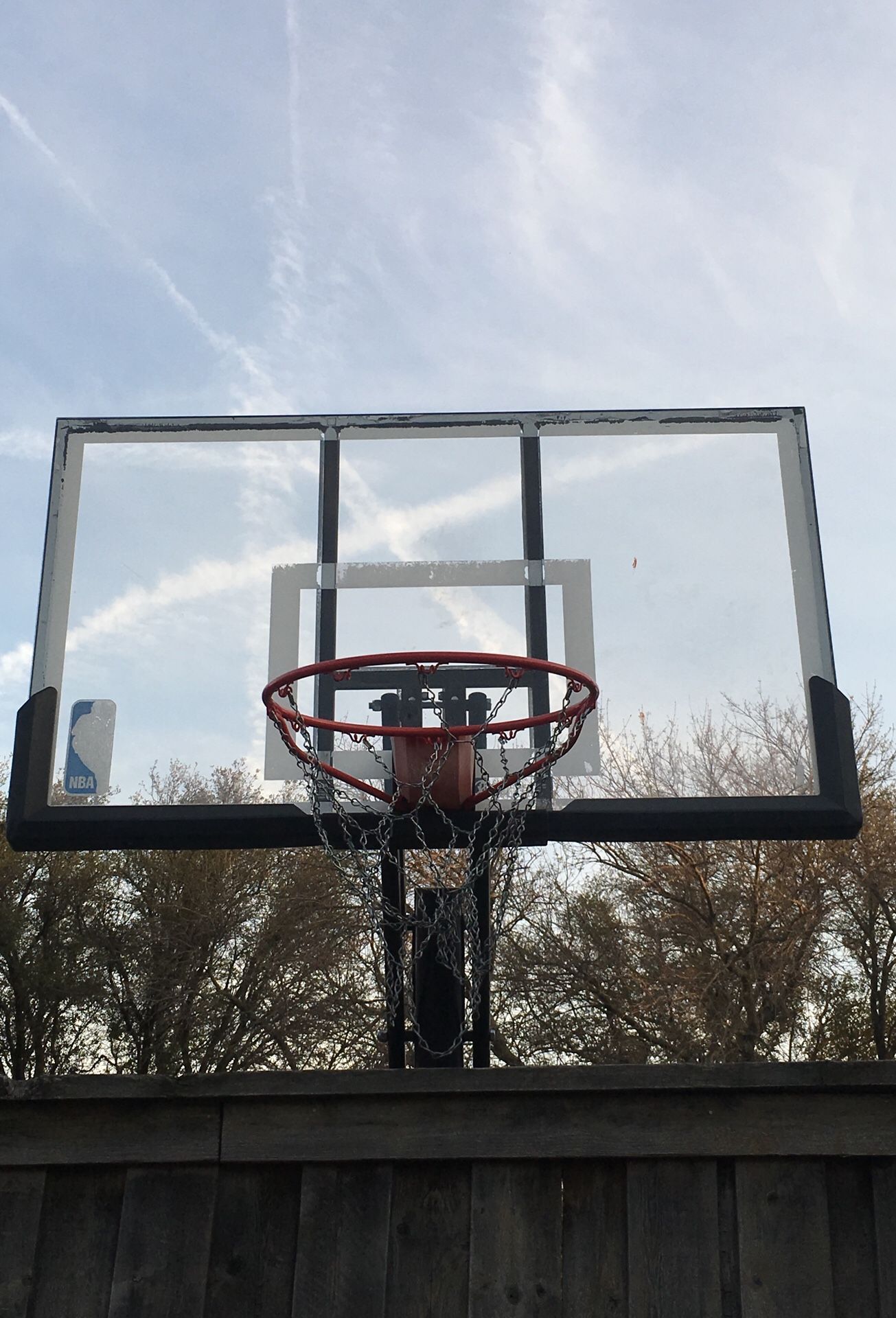 Spalding NBA 54” Portable Adjustable Basketball Hoop System