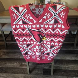 Mens Large Arizona Cardinals Muscle Sweater 