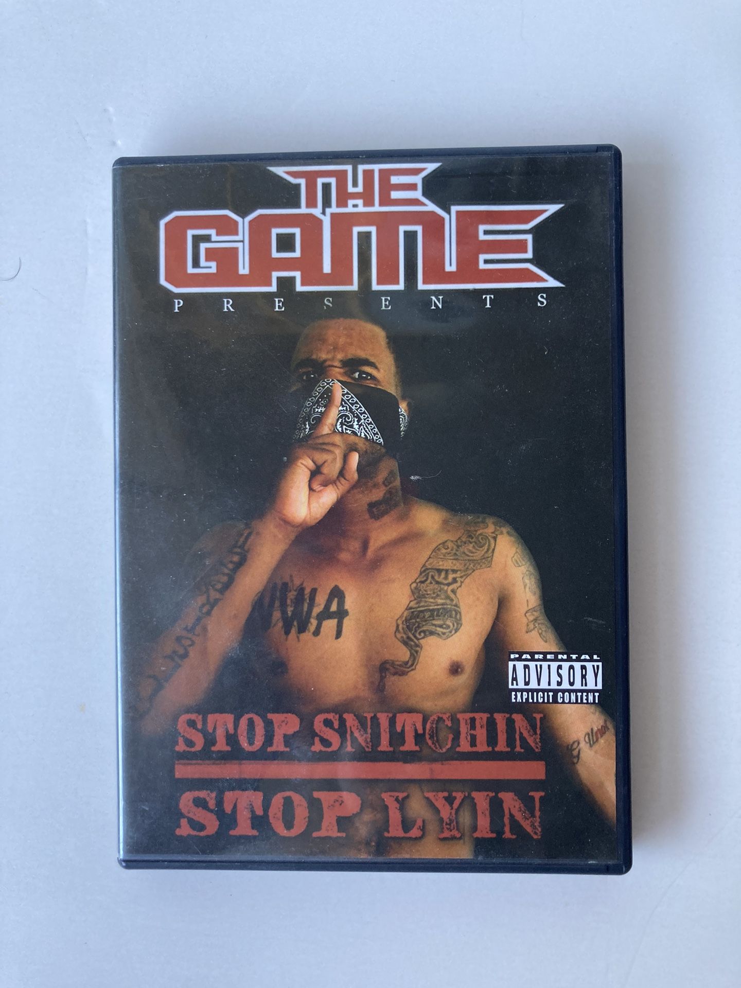 The Game Stop Snitchin Stop Lyin DVD G Unot Complete With Insert