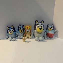 BLUEY AND BINGO PLUSH LOT