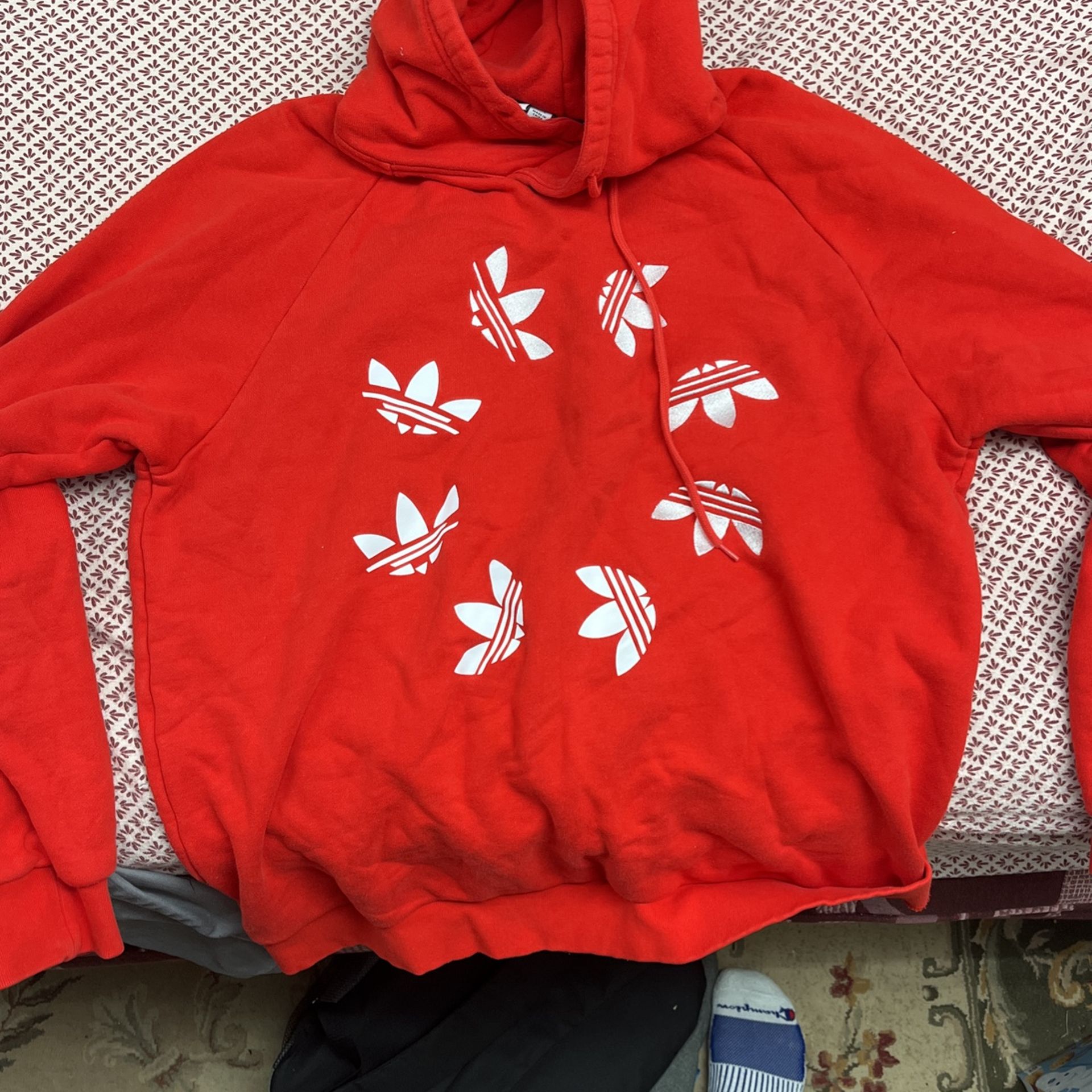 LG new Red Adidas Hoodie 