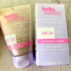 HELLO SUNDAY The Invisible One SPF50 Invisible Sunscreen + Makeup Primer 1.69 oz