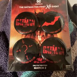  First Screening Batman Screening Pins