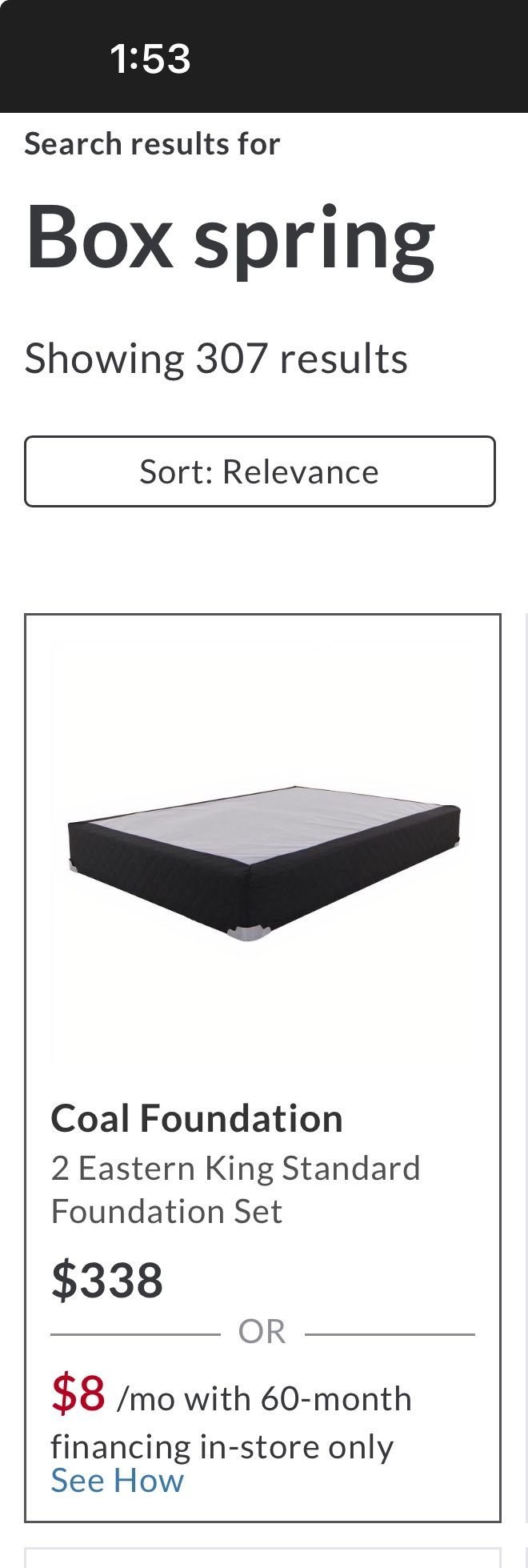 Box Spring Twin Size