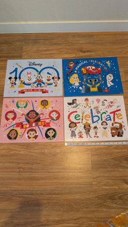 Limited edition Disney 100 puzzles - set of 4