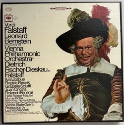 Verdi Falstaff Leonard Bernstein Vienna Philharmonic 3 LP Vinyl Box Set w/ Libretto Columbia M3S 750