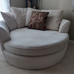 Oversized Accent Chair Round
