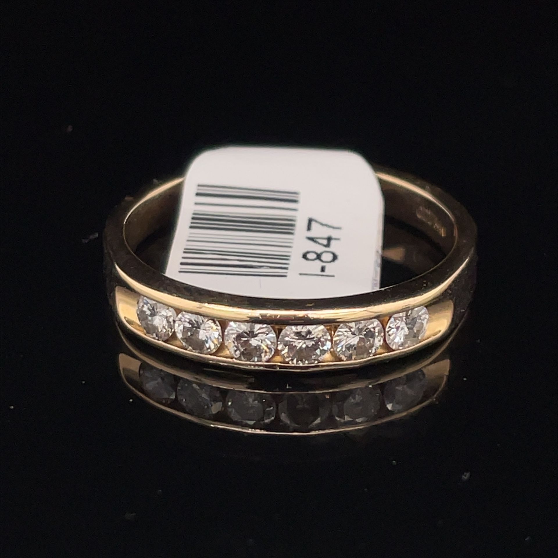 14KT Yellow Gold Diamond Ring 4.15g .5CTW Size 10 I-847