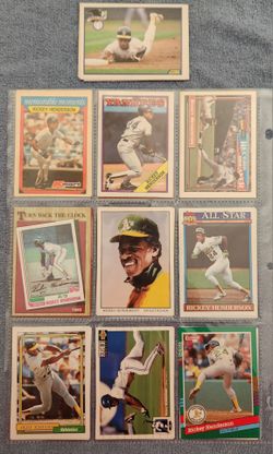 Rickey Henderson Baseball Cards
