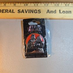 Limited-edition pin, Star Wars Weekends 2008 at Walt Disney World, Darth Vader and a TIE-Fighter Pilot. 