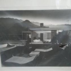 Julius Shulman Kaufmann House Lithograph (actual print size is 16x20)
signed,dated Rare
This is #22 of 250 an early print.
In original wrap, was never