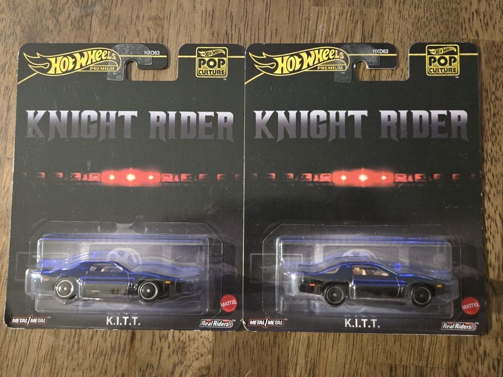 Hot wheels premium hot wheels pop culture Knight Rider K.I.T.T. Real Riders