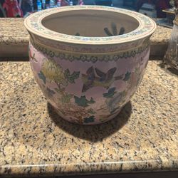 Oriental Fish Bowl planter. 