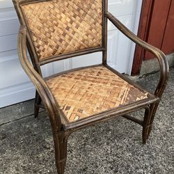 Free Wicker Weaved Chair made in Phillipines