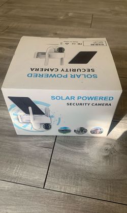 Solar powered security camera