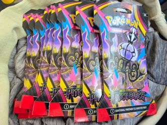 10 Pokémon Pitch Black Sleeved Packs