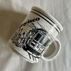 Vintage 10-oz San Francisco Speckled Stoneware Souvenir Mug