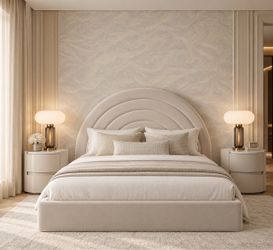 Bed upholstered F Q K