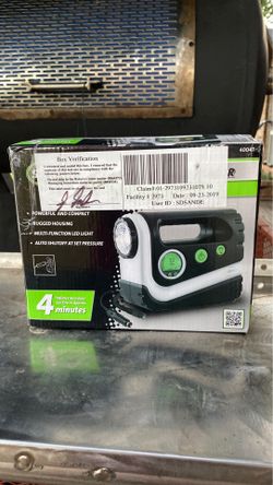 Slime Rugged Digital Inflator Model 40047 ,Air Car Tire in 4 Minutes