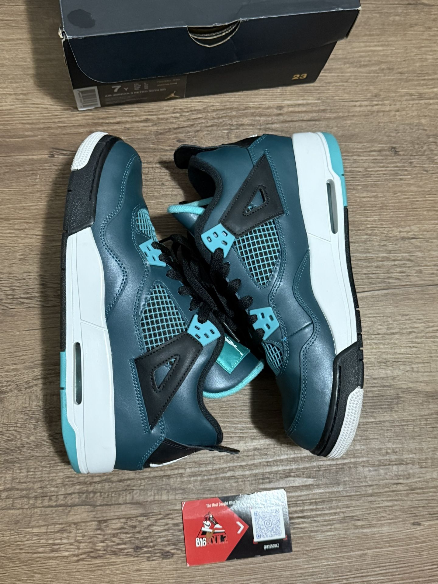 Air Jordan 4 Teal 