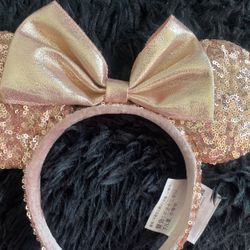Rose Gold Minnie Ears