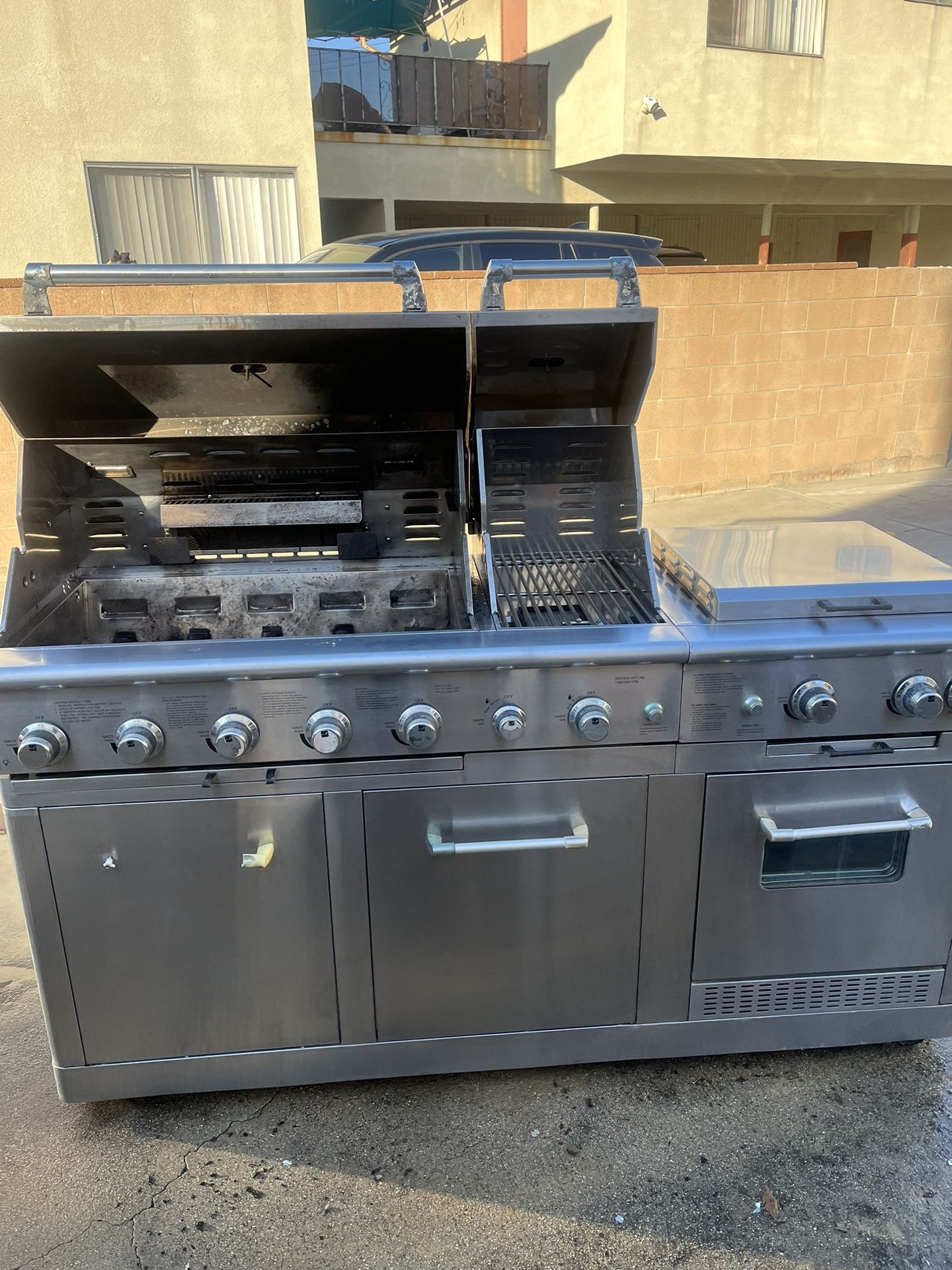 Vendo Asador Y Orno Y Parrilla Juntos