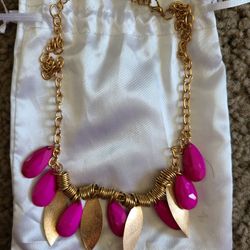 Pink & Gold Necklace