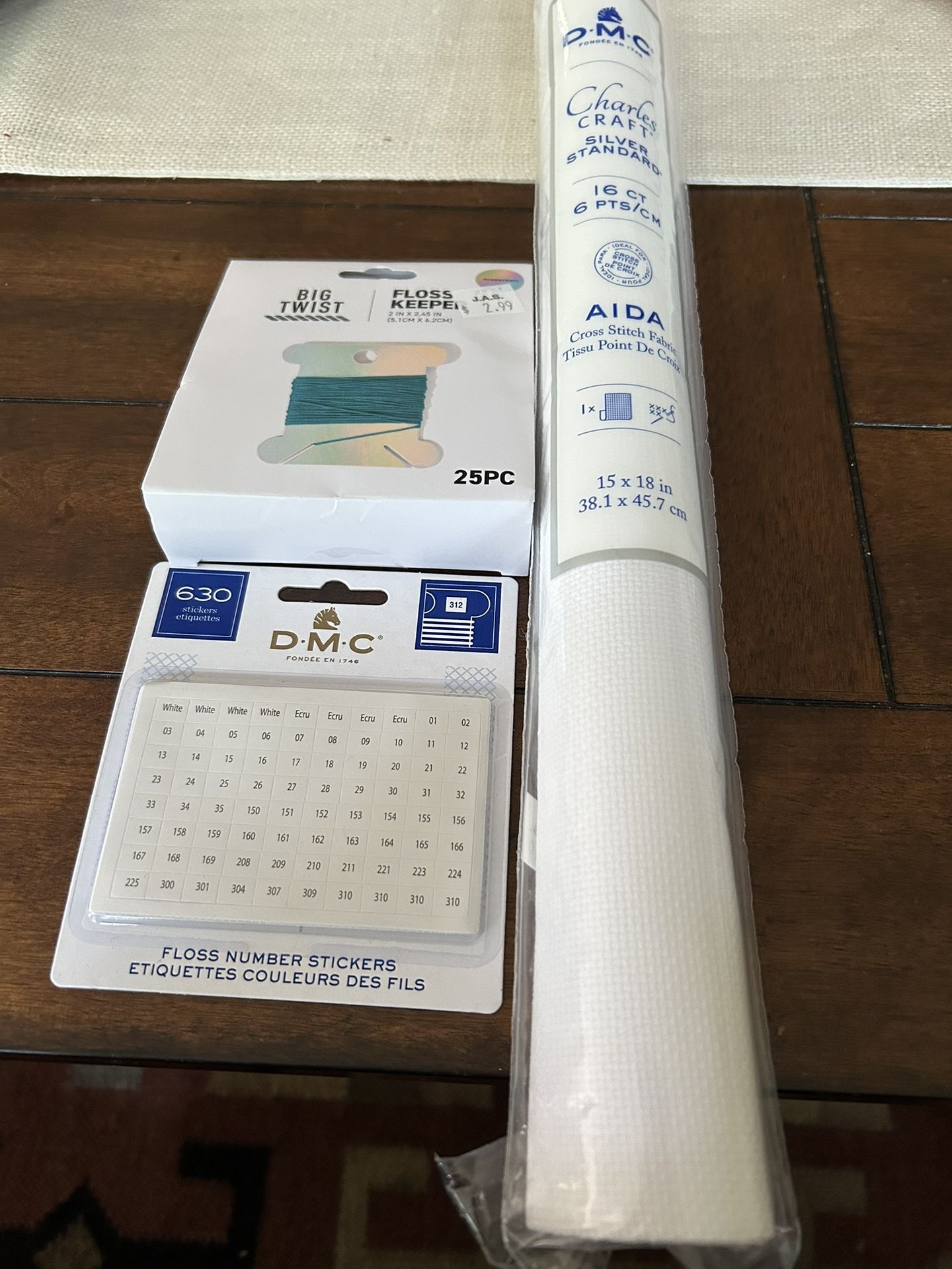 Counted Cross Stitch Supply Lot