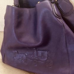 Vintage Coach EDIE VIOLET Shoulder Bag