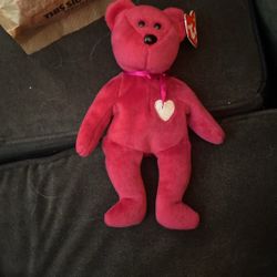 RARE beanie bear. Valentina