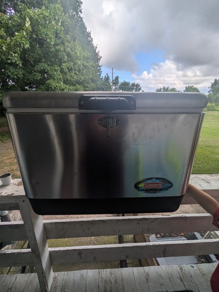 Coleman Stainless Steel 54 Quart Cooler
