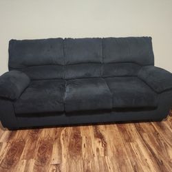 Black Corduroy Couch