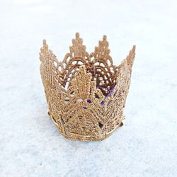 Handmade Lace Crown for Toddler