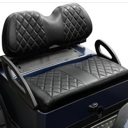 NOKINS Golf Cart Diamond Seat Covers Kit, Fit for Club Car Precedent OEM Standard Front Seat Cushion