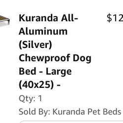 Aluminum Heavy Duty Dog Bed