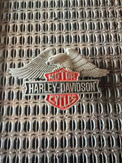 Harley Davidson solid brass belt buckle
