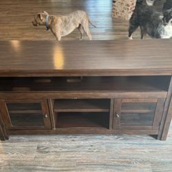 Solid Wood Entertainment Center