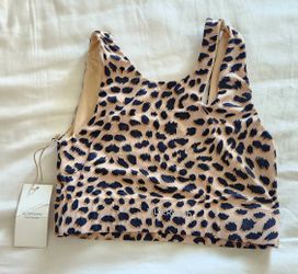 NWT Soft Silverwind Leopard Sports Bra
