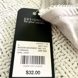 Women’s MODERN MOVEMENT BRA NEW Size S Grey Comfortable Wireless NWT, RSP $32