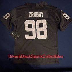 YOUTH STITCHED LAS VEGAS RAIDERS JERSEY SIZE SMALL/MED/LARGE Ships Same Day If Ordered Before 3pm PST