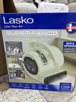 Lasko Super Fan Max SF20 High Velocity Blower Fan