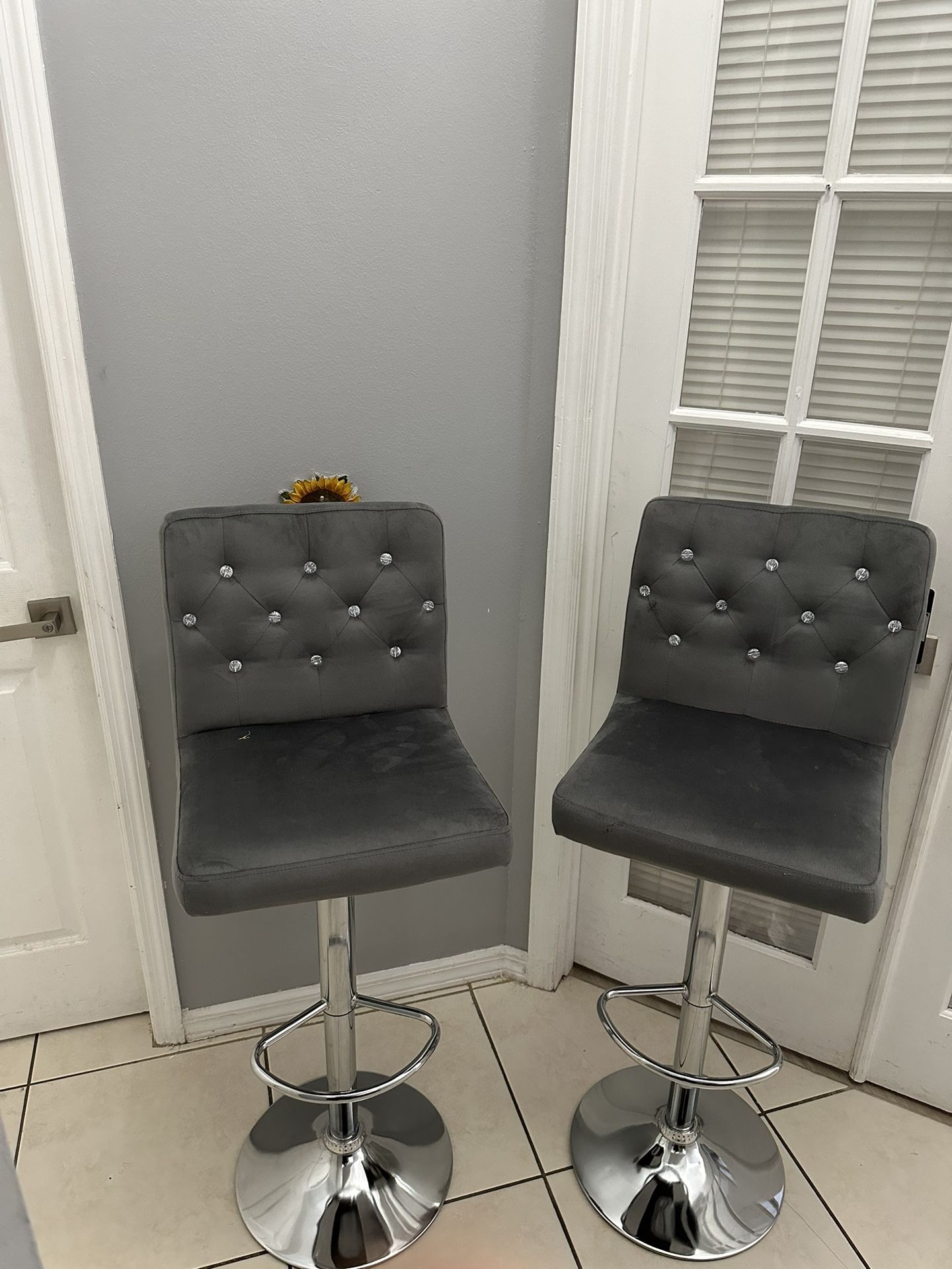 Gray Bar Chairs