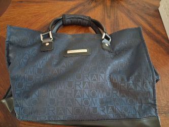 black Murano brand tote bag